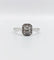 Bague 51 Bague solitaire vintage en or blanc 18k avec diamants 58 Facettes A06627