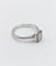 Bague 51 Bague solitaire vintage en or blanc 18k avec diamants 58 Facettes A06627