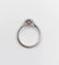 Bague 51 Bague solitaire vintage en or blanc 18k avec diamants 58 Facettes A06627