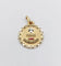 Pendentif Augis - Pendentif médaille d’amour 19 mm en or rose 18K et rubis 58 Facettes A06664