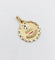Pendentif Augis - Pendentif médaille d’amour 19 mm en or rose 18K et rubis 58 Facettes A06664