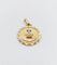 Pendentif Augis - Pendentif médaille d’amour 19 mm en or rose 18K et rubis 58 Facettes A06664