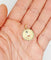 Pendentif Augis - Pendentif médaille d’amour 19 mm en or rose 18K et rubis 58 Facettes A06664