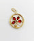 Pendentif Pendentif trèfle Art nouveau en or 18k avec diamant taille rose 58 Facettes A06631