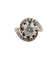 Bague 48 Bague tourbillon ancienne en or 18k et platine, diamants 58 Facettes A06630