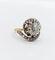 Bague 48 Bague tourbillon ancienne en or 18k et platine, diamants 58 Facettes A06630