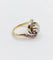 Bague 48 Bague tourbillon ancienne en or 18k et platine, diamants 58 Facettes A06630