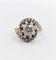 Bague 48 Bague tourbillon ancienne en or 18k et platine, diamants 58 Facettes A06630