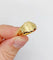 Bague 61 Bague chevalière victorienne fleur ciselée en or jaune 18k (circa 1890) 58 Facettes A06637