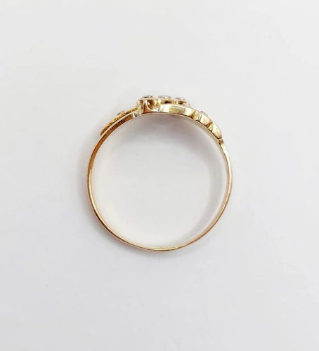 Bague 58.5 Bague victorienne à étoiles en or 18k (circa 1880) 58 Facettes A06661