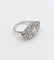 Bague 54.5 Bague Art déco marquise inversée en or 18K et diamants taille ancienne 58 Facettes A06662