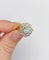 Bague 58 Bague marguerite vintage en or 18k avec spinelle bleu et diamants 58 Facettes A03969