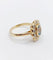 Bague 58 Bague marguerite vintage en or 18k avec spinelle bleu et diamants 58 Facettes A03969