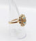 Bague 58 Bague marguerite vintage en or 18k avec spinelle bleu et diamants 58 Facettes A03969