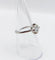 Bague 53 Bague solitaire Art déco en platine et diamant 1,11 ct 58 Facettes A06554