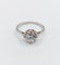 Bague 53 Bague solitaire Art déco en platine et diamant 1,11 ct 58 Facettes A06554