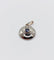 Pendentif Pendentif cible Art déco en or blanc 18k et platine, saphir synthétique et diamants 58 Facettes A06550
