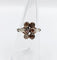 Bague 53 Bague marquise ancienne en or blanc 18k et diamants taille rose 58 Facettes A06560