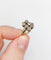 Bague 53 Bague marquise ancienne en or blanc 18k et diamants taille rose 58 Facettes A06560