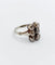 Bague 53 Bague marquise ancienne en or blanc 18k et diamants taille rose 58 Facettes A06560