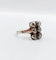 Bague 53 Bague marquise ancienne en or blanc 18k et diamants taille rose 58 Facettes A06560