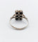 Bague 53 Bague marquise ancienne en or blanc 18k et diamants taille rose 58 Facettes A06560
