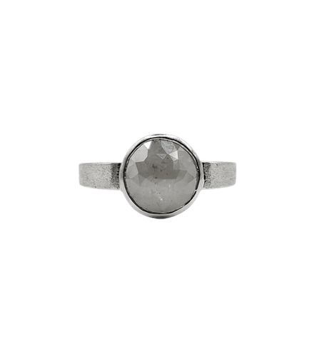 Bague 52 Pagliani - Bague en or gris 18k avec diamant gris 3,50 ct 58 Facettes A01232