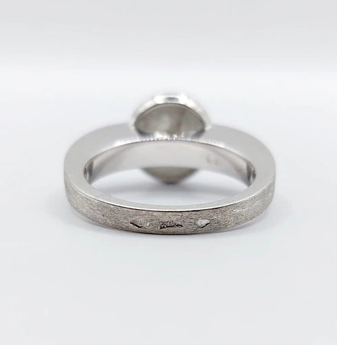 Bague 52 Pagliani - Bague en or gris 18k avec diamant gris 3,50 ct 58 Facettes A01232