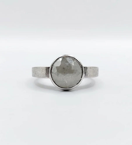 Bague 52 Pagliani - Bague en or gris 18k avec diamant gris 3,50 ct 58 Facettes A01232