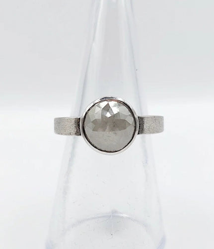 Bague 52 Pagliani - Bague en or gris 18k avec diamant gris 3,50 ct 58 Facettes A01232