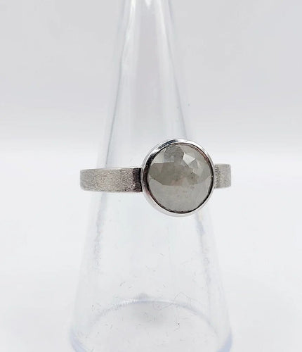 Bague 52 Pagliani - Bague en or gris 18k avec diamant gris 3,50 ct 58 Facettes A01232