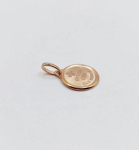 Pendentif Augis - Pendentif Médaille d’Amour L’Originale Mini en or rose 18k 58 Facettes R1402X0000