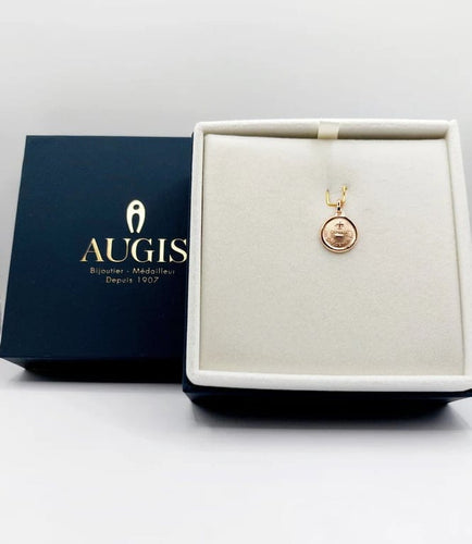 Pendentif Augis - Pendentif Médaille d’Amour L’Originale Mini en or rose 18k 58 Facettes R1402X0000