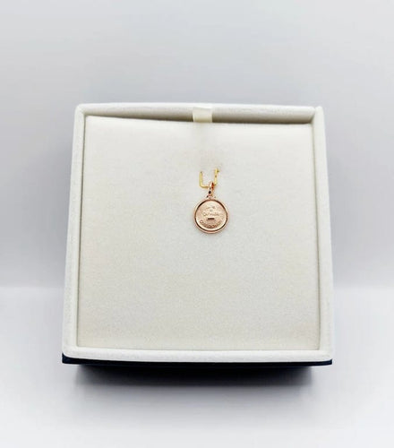 Pendentif Augis - Pendentif Médaille d’Amour L’Originale Mini en or rose 18k 58 Facettes R1402X0000