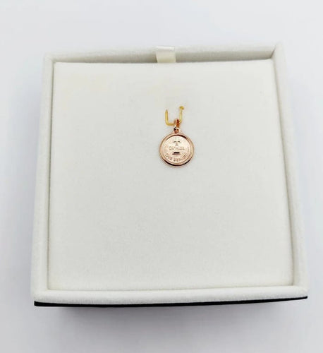Pendentif Augis - Pendentif Médaille d’Amour L’Originale Mini en or rose 18k 58 Facettes R1402X0000