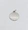 Pendentif Augis - Pendentif médaille d’amour en or blanc 18K 18 mm 58 Facettes G3822X0000