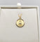 Pendentif AUGIS - Pendentif Médaille d’Amour en or jaune 18k, saphir et diamant 58 Facettes J10720X000