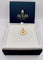 Pendentif AUGIS - Pendentif Médaille d’Amour en or jaune 18k, saphir et diamant 58 Facettes J10720X000