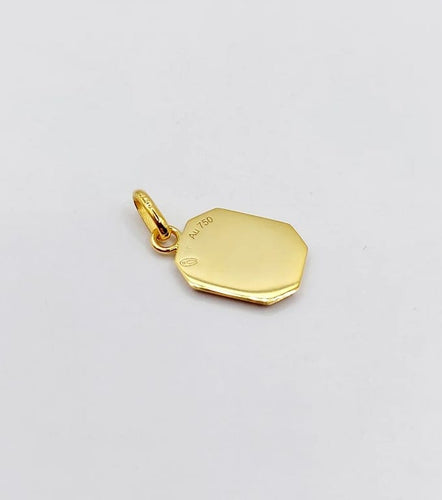Pendentif Augis - Pendentif médaille d’amour en or jaune 18k 58 Facettes J10791X000