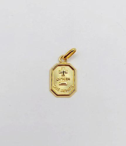 Pendentif Augis - Pendentif médaille d’amour en or jaune 18k 58 Facettes J10791X000
