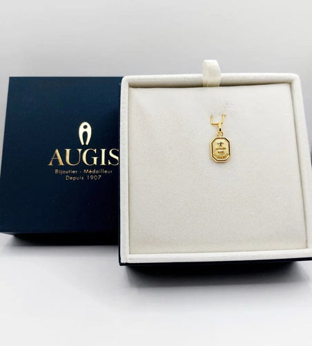 Pendentif Augis - Pendentif médaille d’amour en or jaune 18k 58 Facettes J10791X000