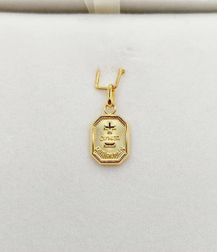 Pendentif Augis - Pendentif médaille d’amour en or jaune 18k 58 Facettes J10791X000