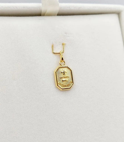Pendentif Augis - Pendentif médaille d’amour en or jaune 18k 58 Facettes J10791X000