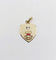 Pendentif A. Augis - Pendentif médaille d’amour L’Intemporelle en or 18k rubis synthétique 58 Facettes J5013X0000