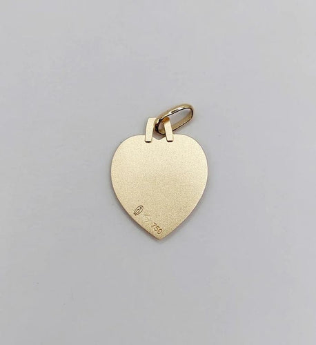 Pendentif A. Augis - Pendentif médaille d’amour L’Intemporelle en or 18k rubis synthétique 58 Facettes J5013X0000