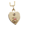 Pendentif A. Augis - Pendentif médaille d’amour L’Intemporelle en or 18k rubis synthétique 58 Facettes J5013X0000