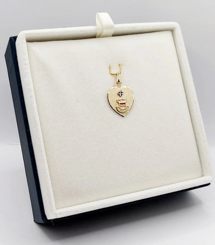 Pendentif A. Augis - Pendentif médaille d’amour L’Intemporelle en or 18k rubis synthétique 58 Facettes J5013X0000