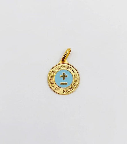 Pendentif Augis Médaille d’Amour - Pendentif en or jaune 18k « Plus qu’hier » 58 Facettes J10798X000