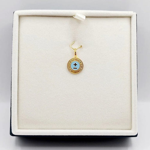 Pendentif Augis Médaille d’Amour - Pendentif en or jaune 18k « Plus qu’hier » 58 Facettes J10798X000