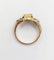 Bague 56.5 Bague momento mori ancienne tête de mort en or jaune 14k et diamants 58 Facettes A05056
